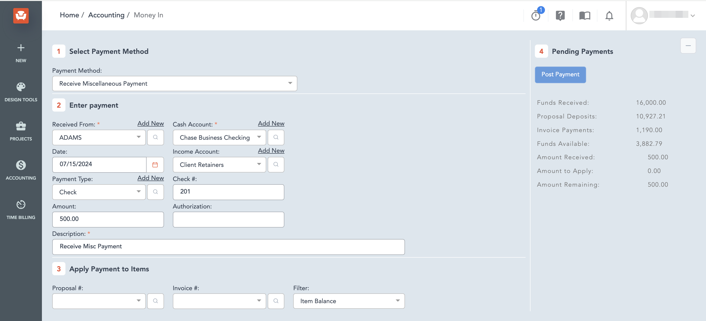 How to Record a Client Retainer in a Separate Account