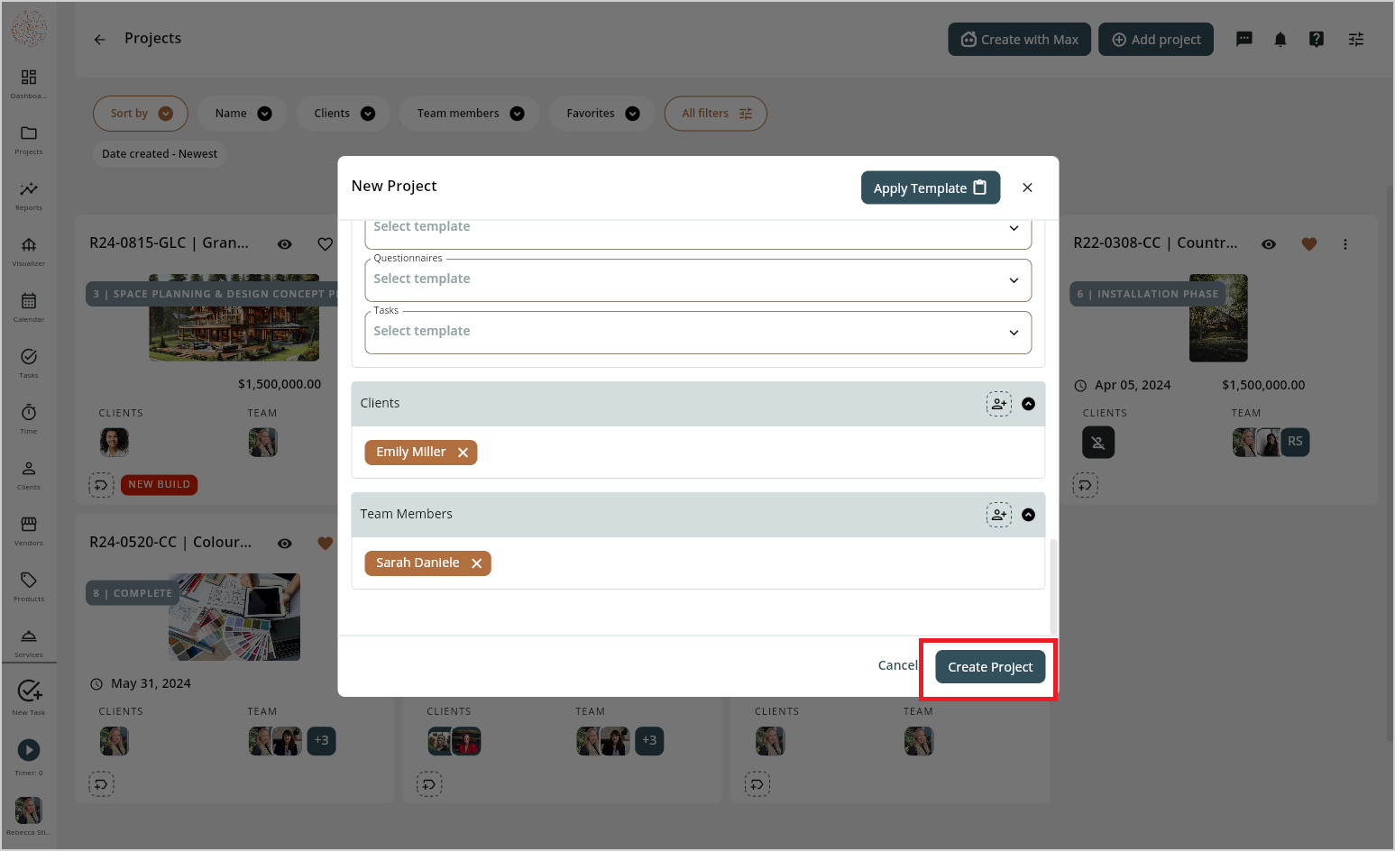 How to Create a Project