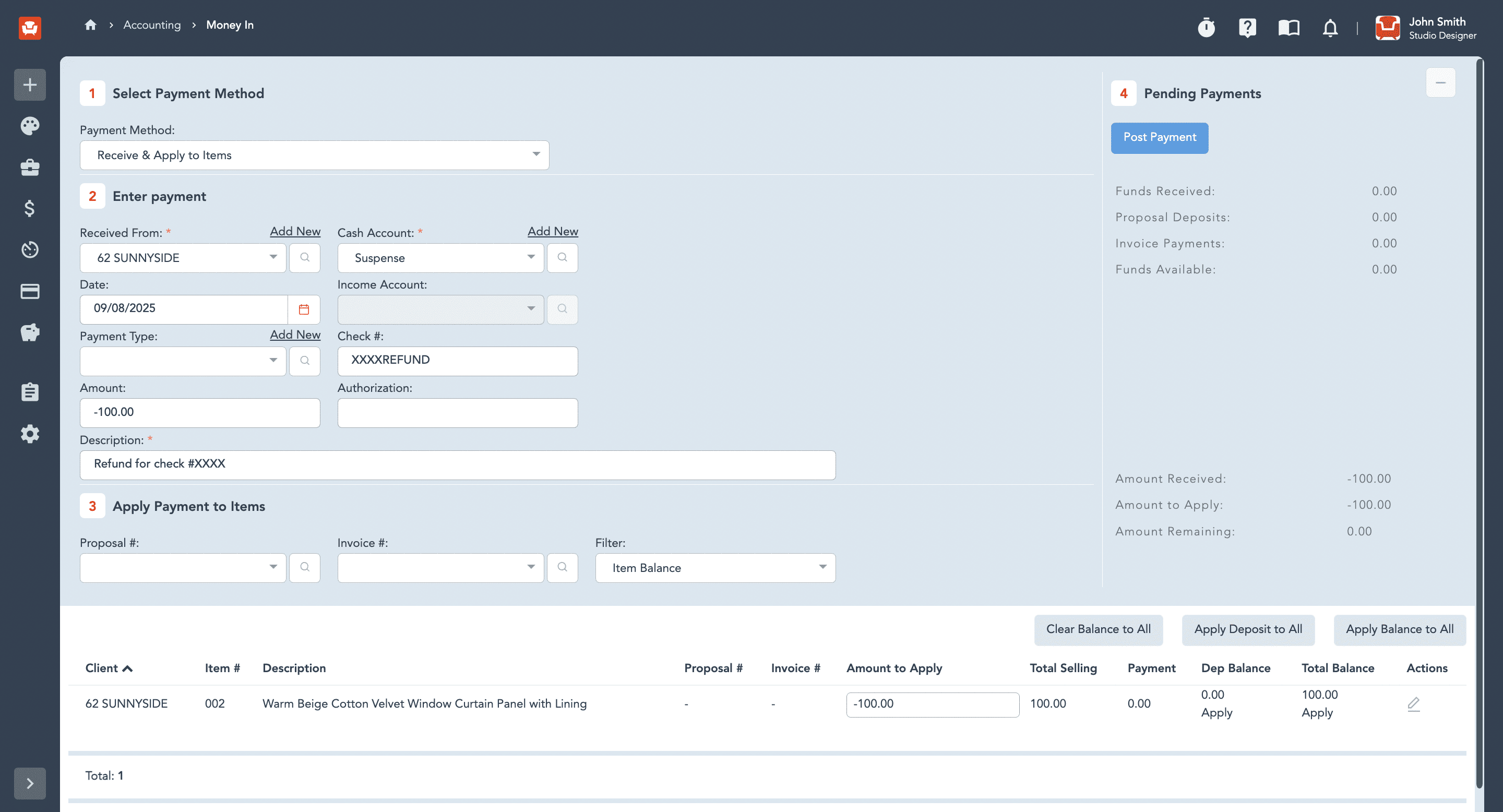 How Do I Apply a Client Refund?